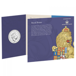 The Royal Tudor Beasts Lion of England Cupronichel 2022