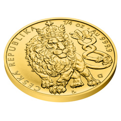Gold Coin Niue: Czech Lion 1/4 oz Gold 2026