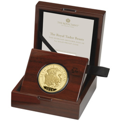 The Royal Tudor Beasts: The Seymour Unicorn 1 oz Oro 2024 Proof