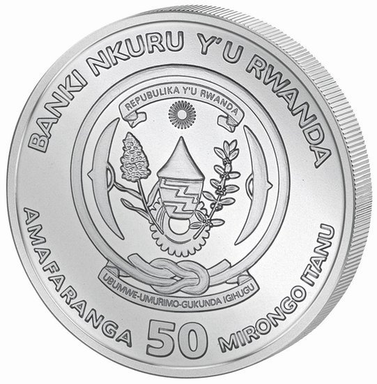 Ruanda: Onza Náutica - Sedov 1 oz Plata 2021 Proof