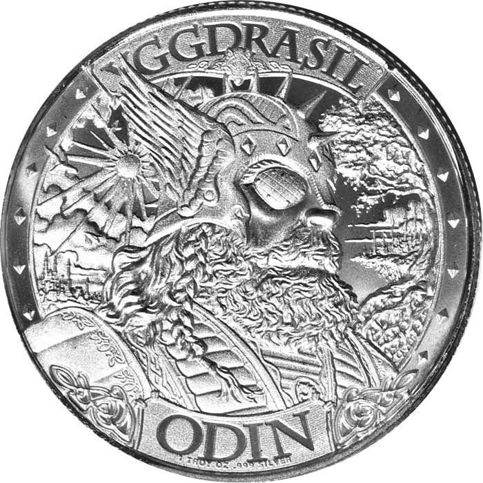 Mythical Cities: Asgard 1 uncja Srebra Round