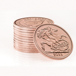 Great Britain: The Coronation Half-Sovereign 2023 Gold Coin