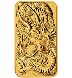 Goldmünze  Bar Drache 1 oz Gold 2021