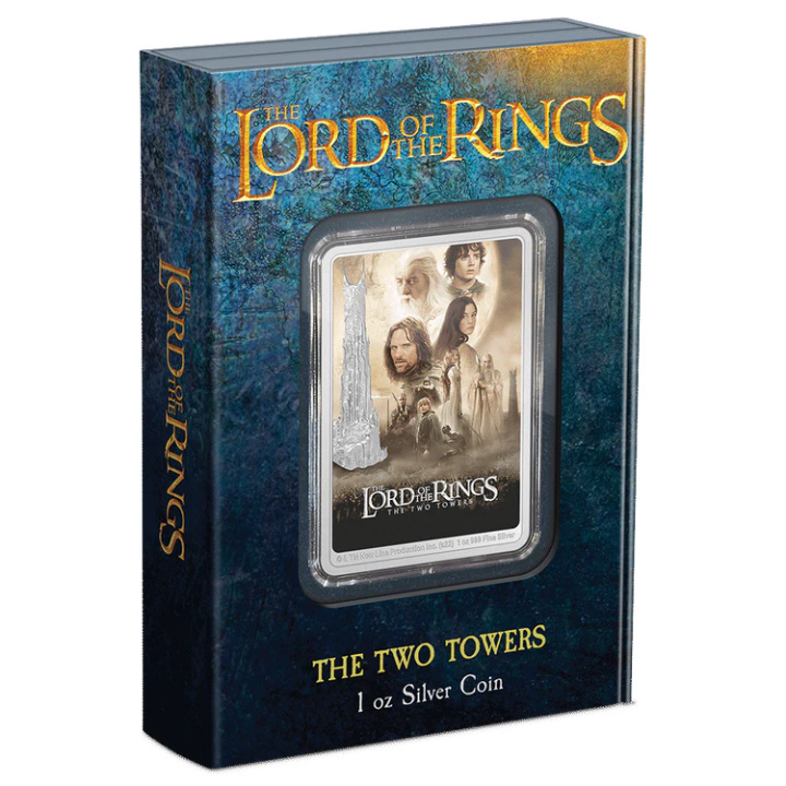 Niue: The Lord of the Rings - The Two Towers coloured 1 oz Silber 2022 Proof