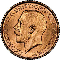 Gran Bretaña Soberano de Oro 1917 (S-Sydney)