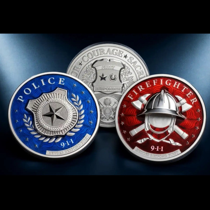 Set de 2 Monedas de Plata First Responders Set 2 x 1 onza de Plata 2026 Proof