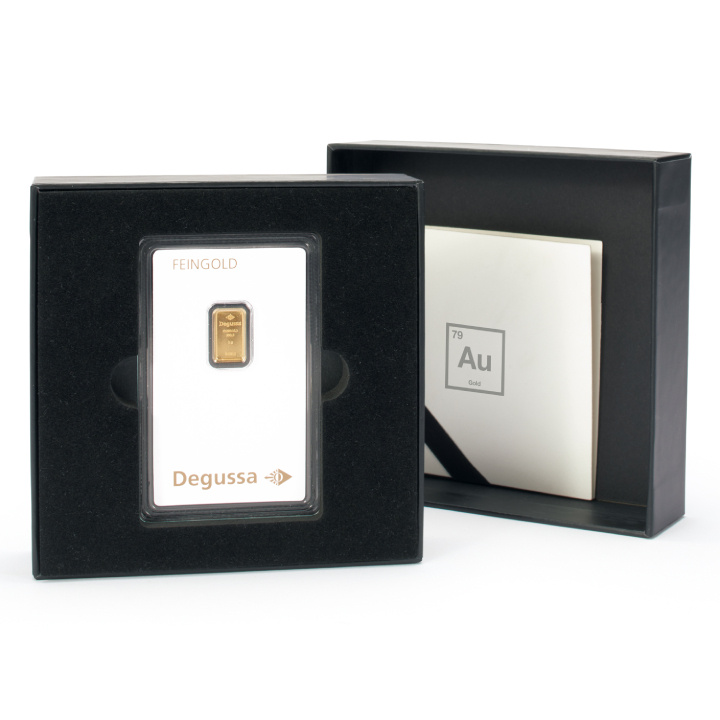 Leuchtturm - gift box Auram for 1 gold bar in blister packaging