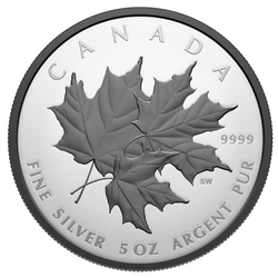 Сребърна монета Triple Maple 5 унции сребро 2026 Proof
