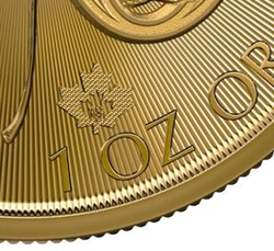 Feuille d'érable canadienne 1 once d'or 2019 ( 40e anniversaire)