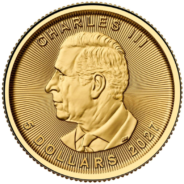 Maple Leaf Canada 1/10 oz or 2027 Privy Mark Loon