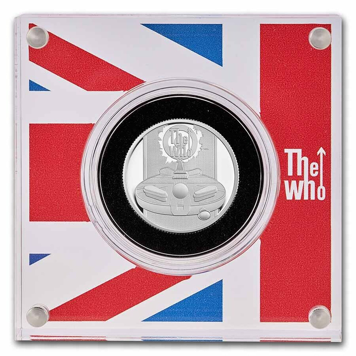 Legendy Muzyki: THE WHO 1/2 uncji Srebra 2021 Proof