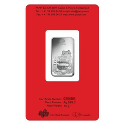 10 gBar Silver Lunar Year of the Pig