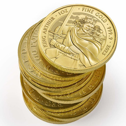Mitos y Leyendas: Rey Arturo 1 oz Oro 2023