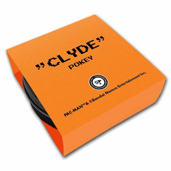 Niue: PAC-MAN GHOST "CLYDE" colorized 1 oz Silber 2022 Proof Shaped Coin