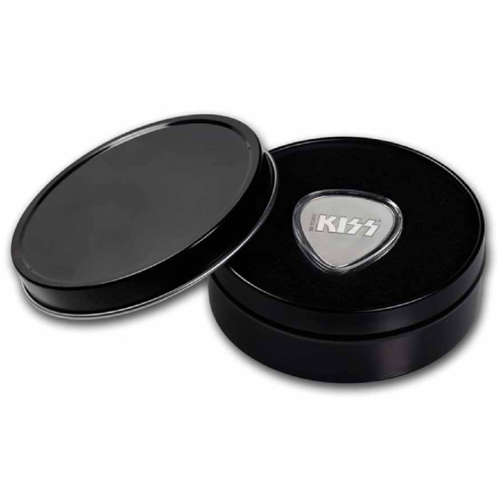 Niue: KISS 50th Anniversary 10 gramów Srebra 2023 Guitar Pick