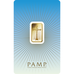 5 gram Goldbarren Pamp Suisse Religious Series (Romanesque Cross)