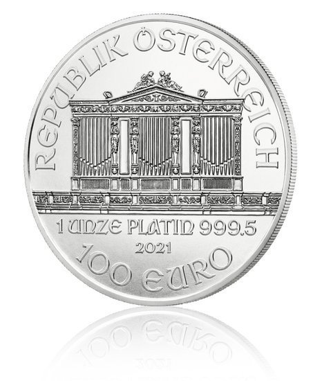 Wiener Philharmoniker 1 oz Platin 2021
