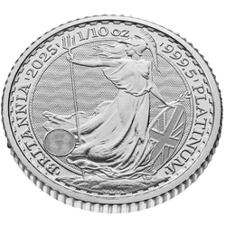 Britannia 1/10 uncji Platyny 2025