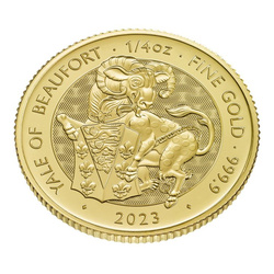 The Royal Tudor Beasts: The Yale Of Beaufort 1/4 uncji Złota 2023 