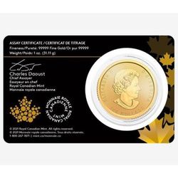 Złota Moneta Canada Klondike: Gorączka Złota 1 uncja Złota 2021 