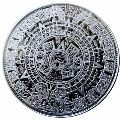 Samoa: Aztec Calendar 5 oz Silber 2021 Prooflike