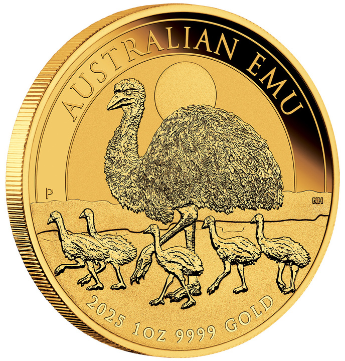Emu australiano 1 oncia d'oro 2025