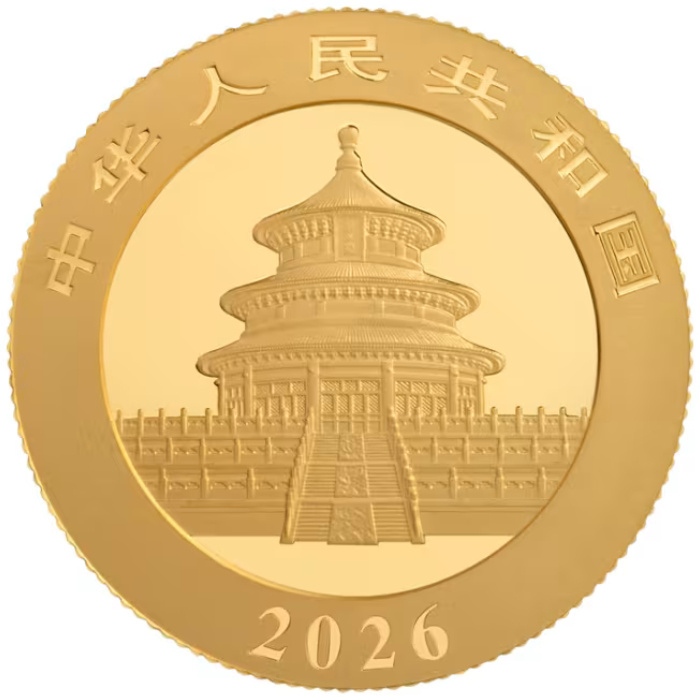 Kínai Panda 8 grammos arany 2026
