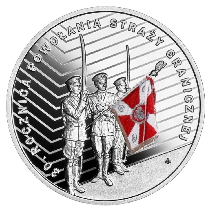 30th Anniversary of the Border Guard 10 PLN Silver 2022 Proof
