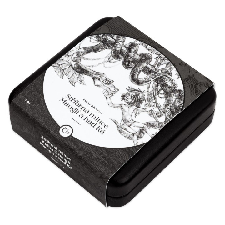 Niue: The Jungle Book - Mowgli and Snake Kaa $1 Srebro 2022 Proof