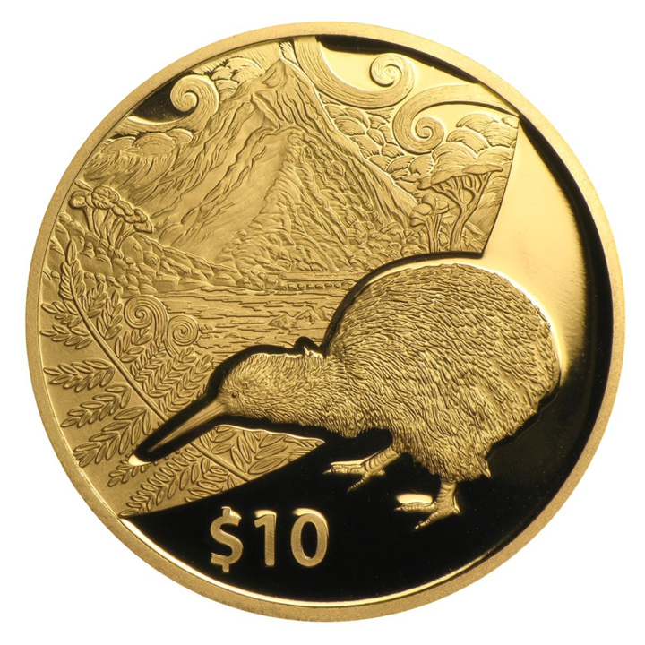 Kiwi 1/4 oz zlato 2014 Proof