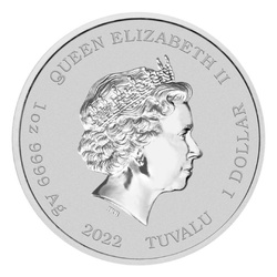 Tuvalu: James Bond 60. rocznica filmu - Family Crest 1 uncja Srebra 2022 (moneta w karcie)