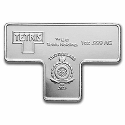 Niue: Tetris -T-Tetrimino Block 1 oz Silver 2023 Coin