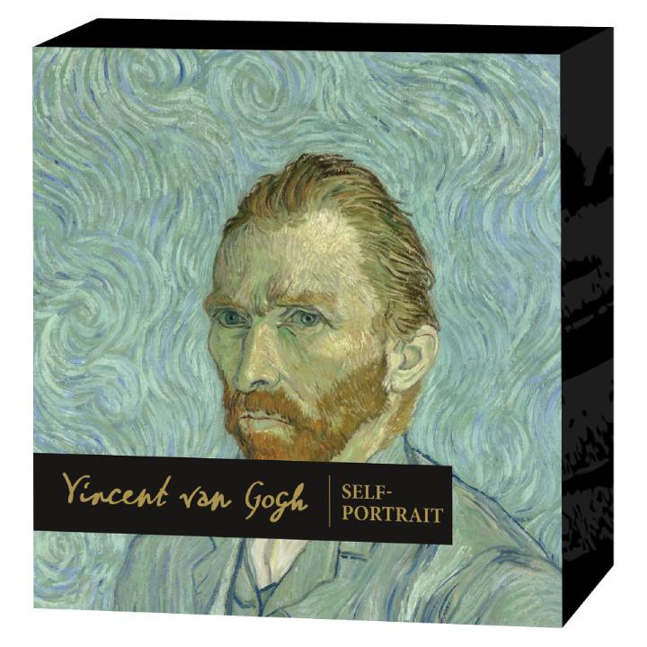 Niue: Vincent van Gogh - Autoportret colorato 2 once d'argento 2023 Proof