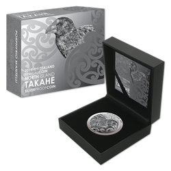 Takahe du Nord 1 once d'argent 2019 Proof