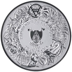 Besties slaves : La Rusalka 500 francs 1 once d'argent 2022