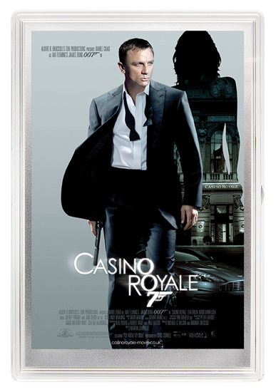 Poster del film: 007 James Bond - Casino Royale 5 grammi d'argento 2020 (Foglio d'argento)