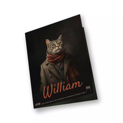 The Holy Land Mint - Human Cats - William kolorovaná 1 unce Stříbra 2025