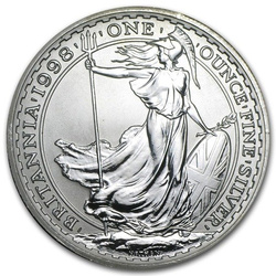 Britannia 1 uncja Srebra 1998