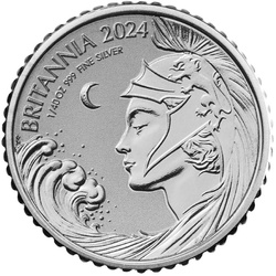 Zestaw 4 monet Britannia Srebro 2024 Reverse Frosted