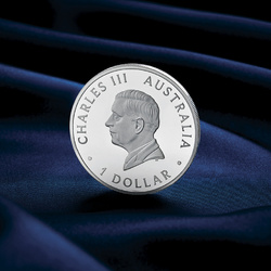 Australian Kangaroo 1 oz Silber 2024 Proof (King Charles III Observe First Issue)