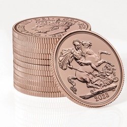 Great Britain: The Coronation Double Sovereign 2023 Gold Coin