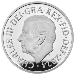 Ensemble de 13 pièces en argent Grande-Bretagne 2024 Proof