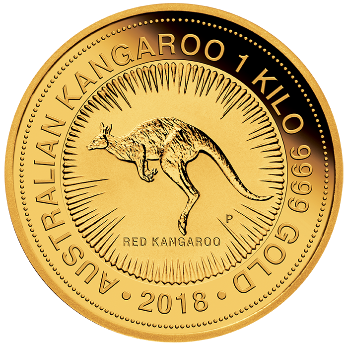 Australský klokan 1000 gramů zlata 2018
