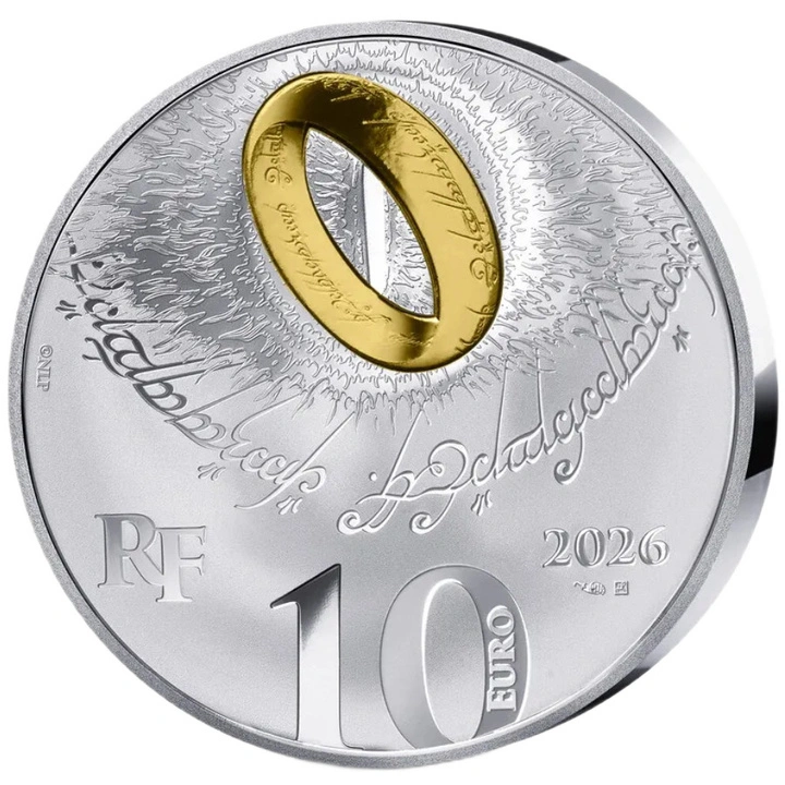 Silver Coin Lord of the Rings - The Fellowship of the Ring 10 EUR 2026 Proof