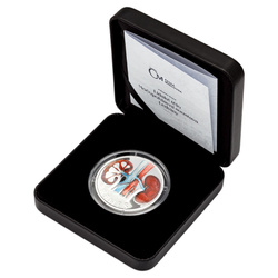 Niue Human Body - Rinichi colorată 1 oz Argint 2025 Proof