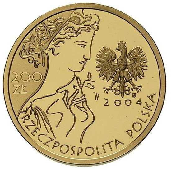 Jeux olympiques d'Athènes 200 zł 2004 Proof