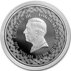 Tokelau: Longfin Bannerfish 1 oz Silver 2024