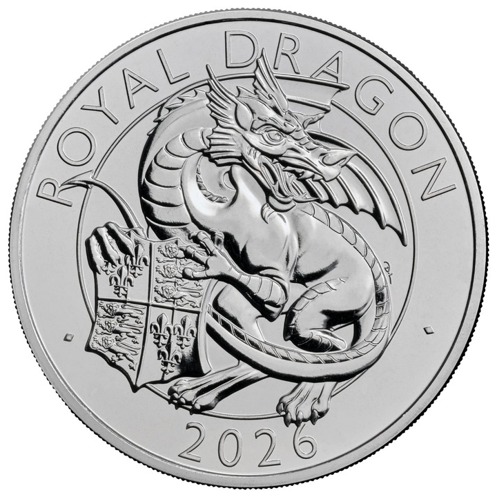 Moneta z miedzioniklu The Royal Tudor Beasts - The Royal Dragon £5 2026