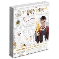 Niue: Harry Potter - Movie Poster 'Harry Potter and the Deathly Hallows Part 1' colored 1 oz Silver 2021 Proof