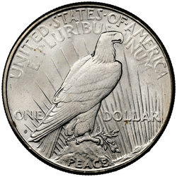 Peace Dollar d'argento varie annate